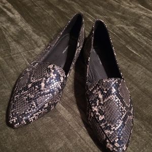 New snakeskin look shoes
